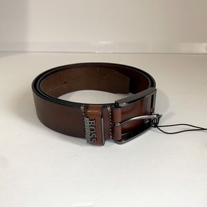HUGO BOSS Belt Men’s Leather belt brown